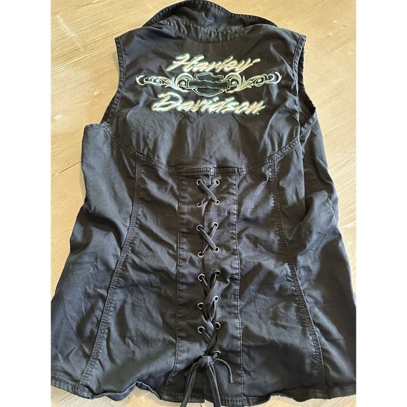 Harley Davison size S women vest size Small - Picture 2 of 4